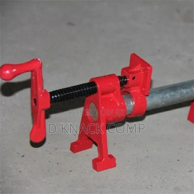 3/4" Wood Gluing Pipe Clamp Set Heavy Duty Adjustable Hand Tool