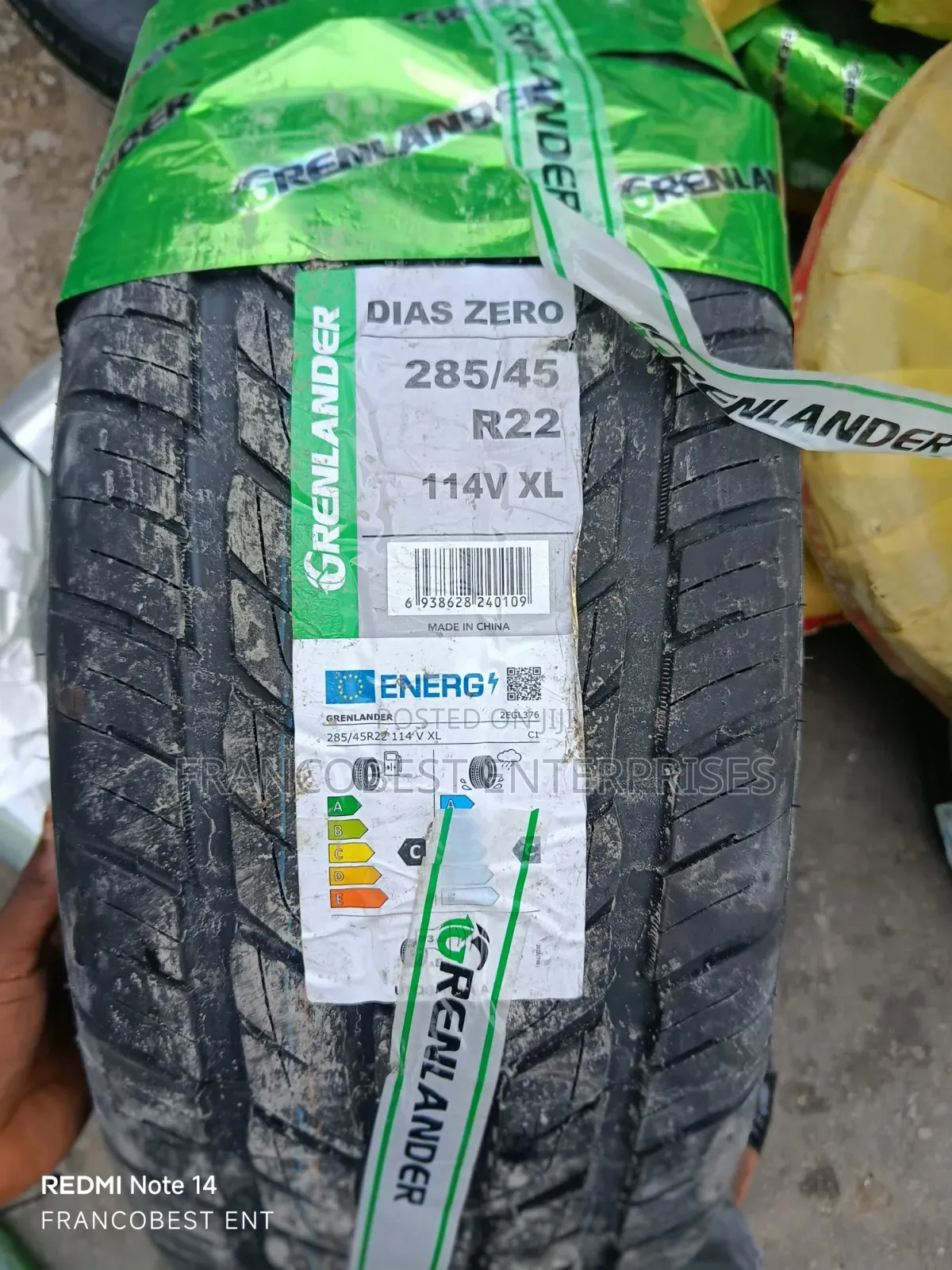 285/45r22 Grenlander Tire