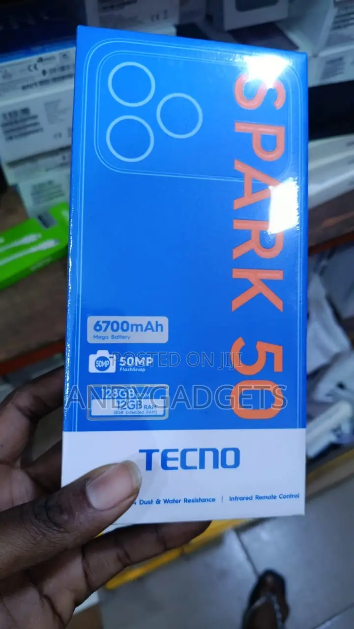New Tecno Spark 50 128 GB Black