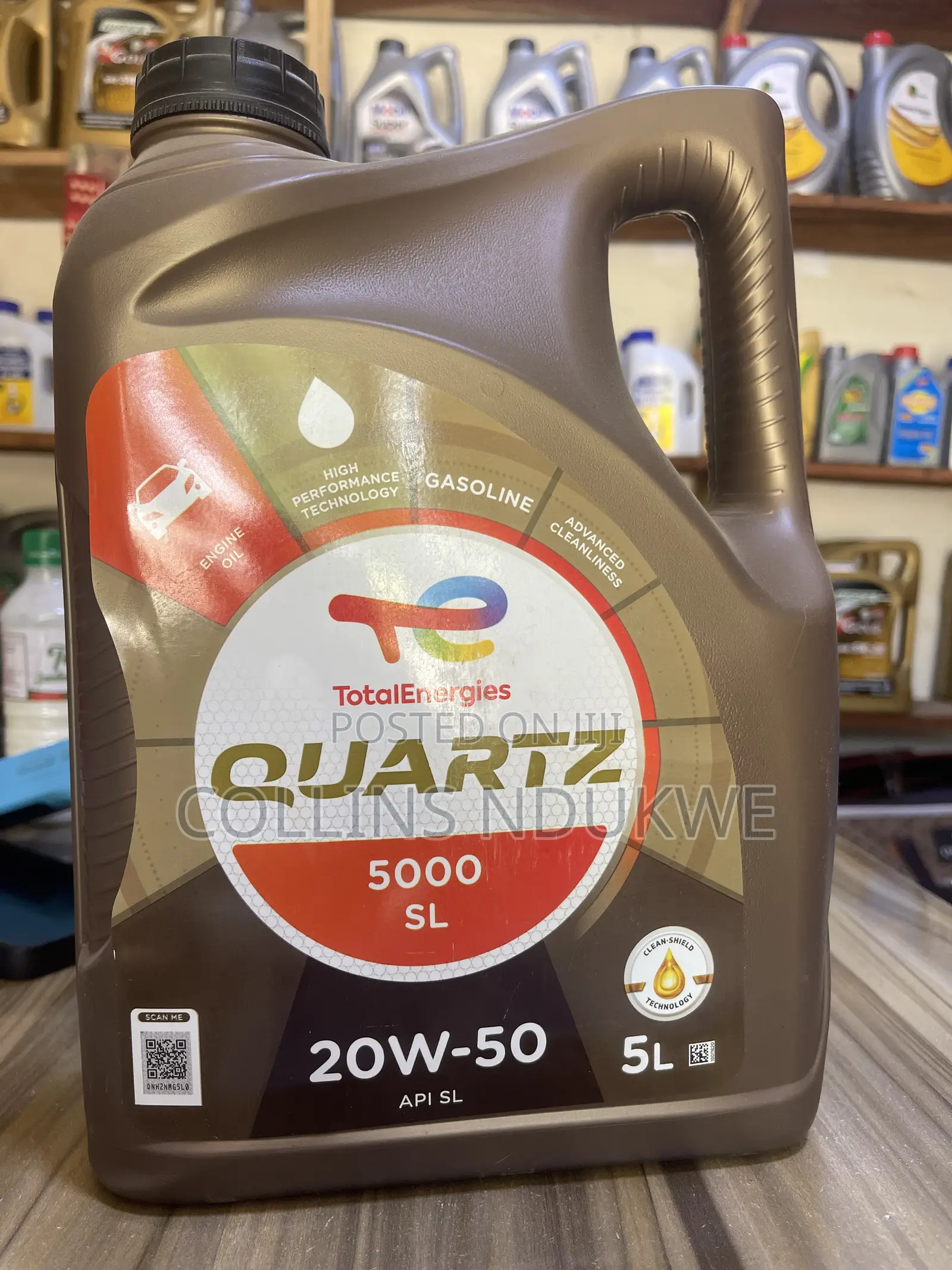Total Quartz Engine Oil 20w-50 5l