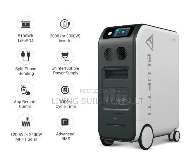 Bluetti Ep500p 3000w (6000w Surge) 5100wh
