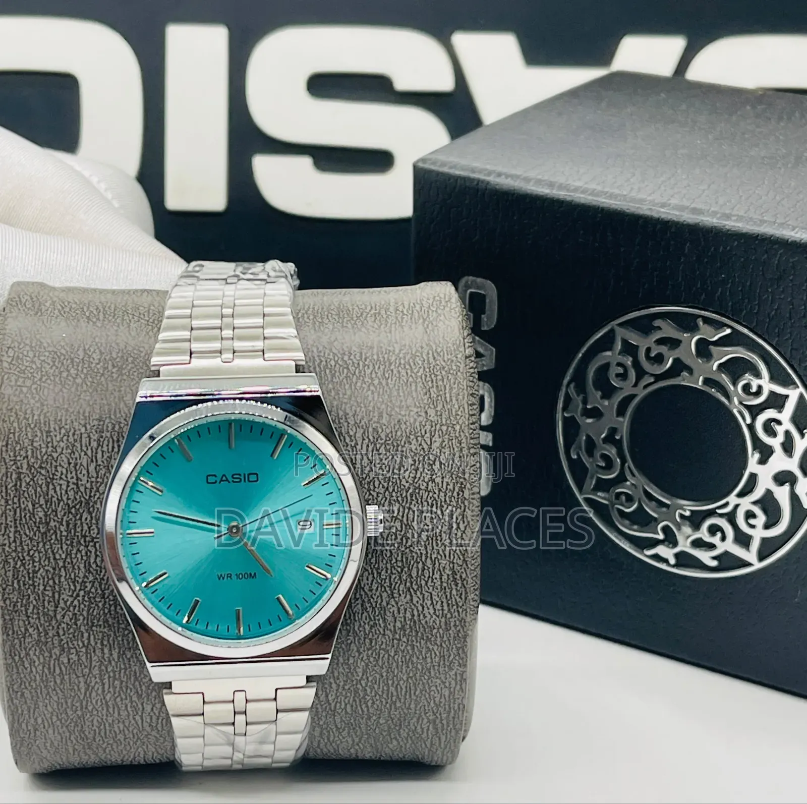 Casio Stainless Steel, Presidential Chain Watch, With Date,