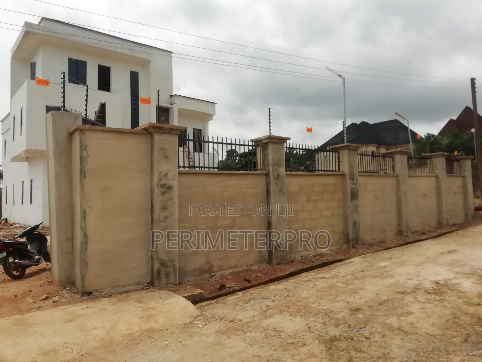 Perimeter Fence: Concertina Stainless Steel+Electric Fence