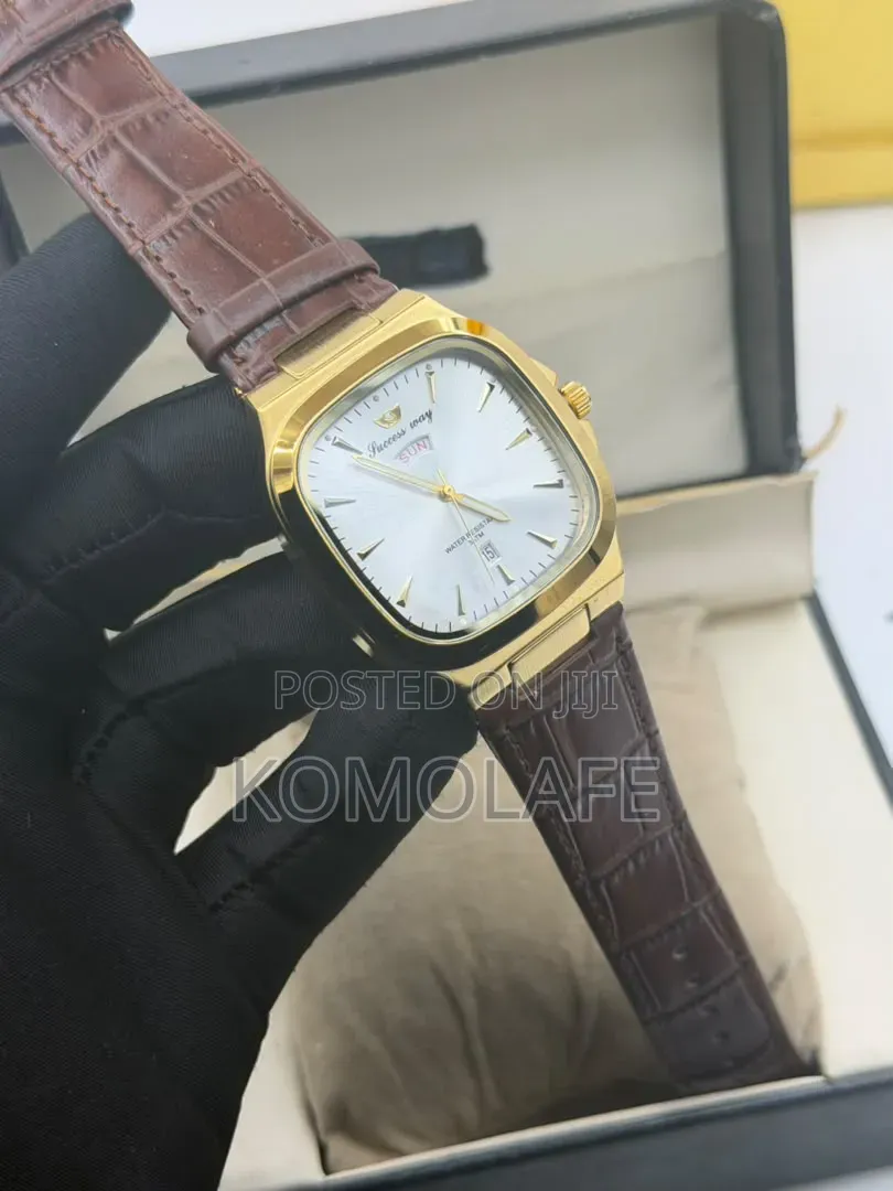 Success Way Leather Watch