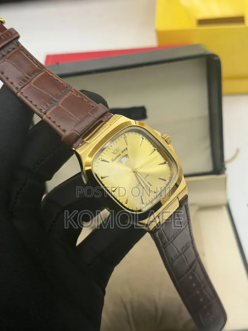 Success Way Leather Watch