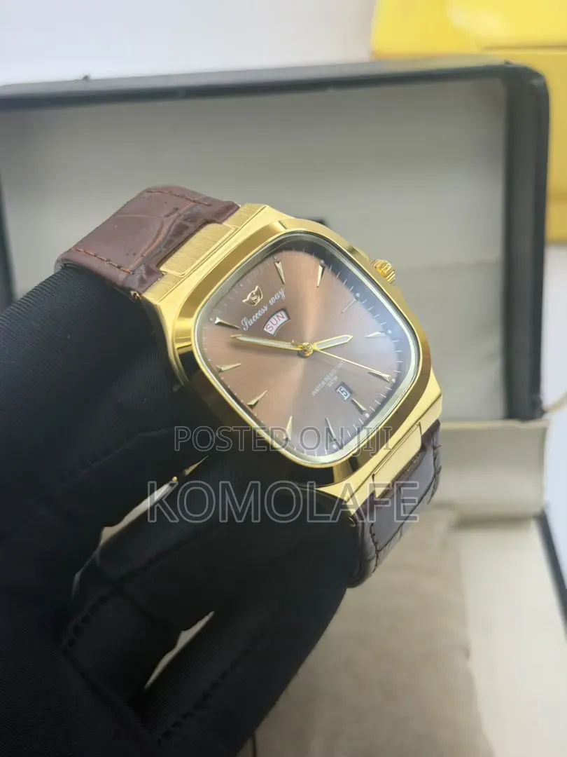 Success Way Leather Watch