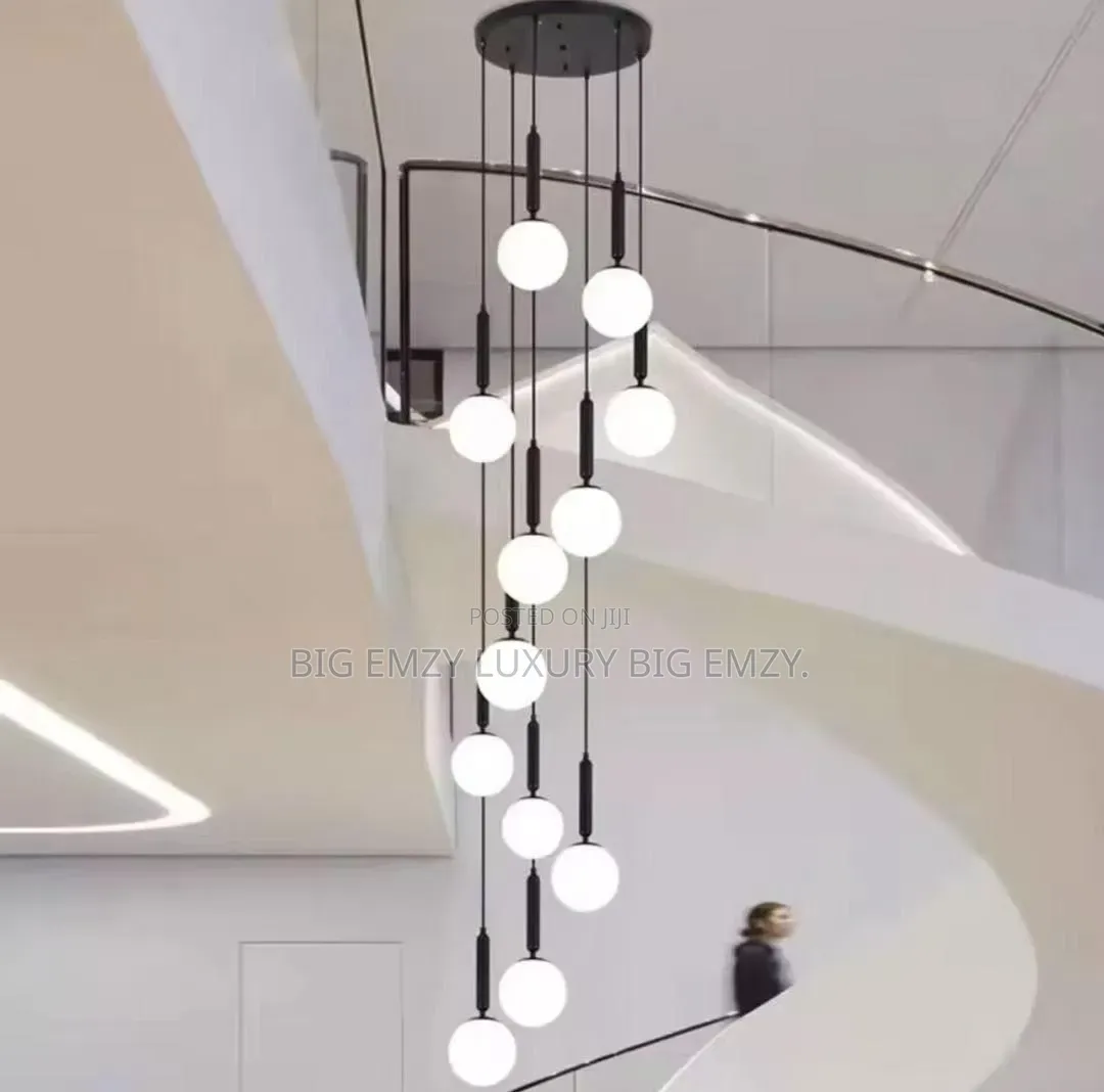 12 Hands Incandescent Glass Staircase Lights.
