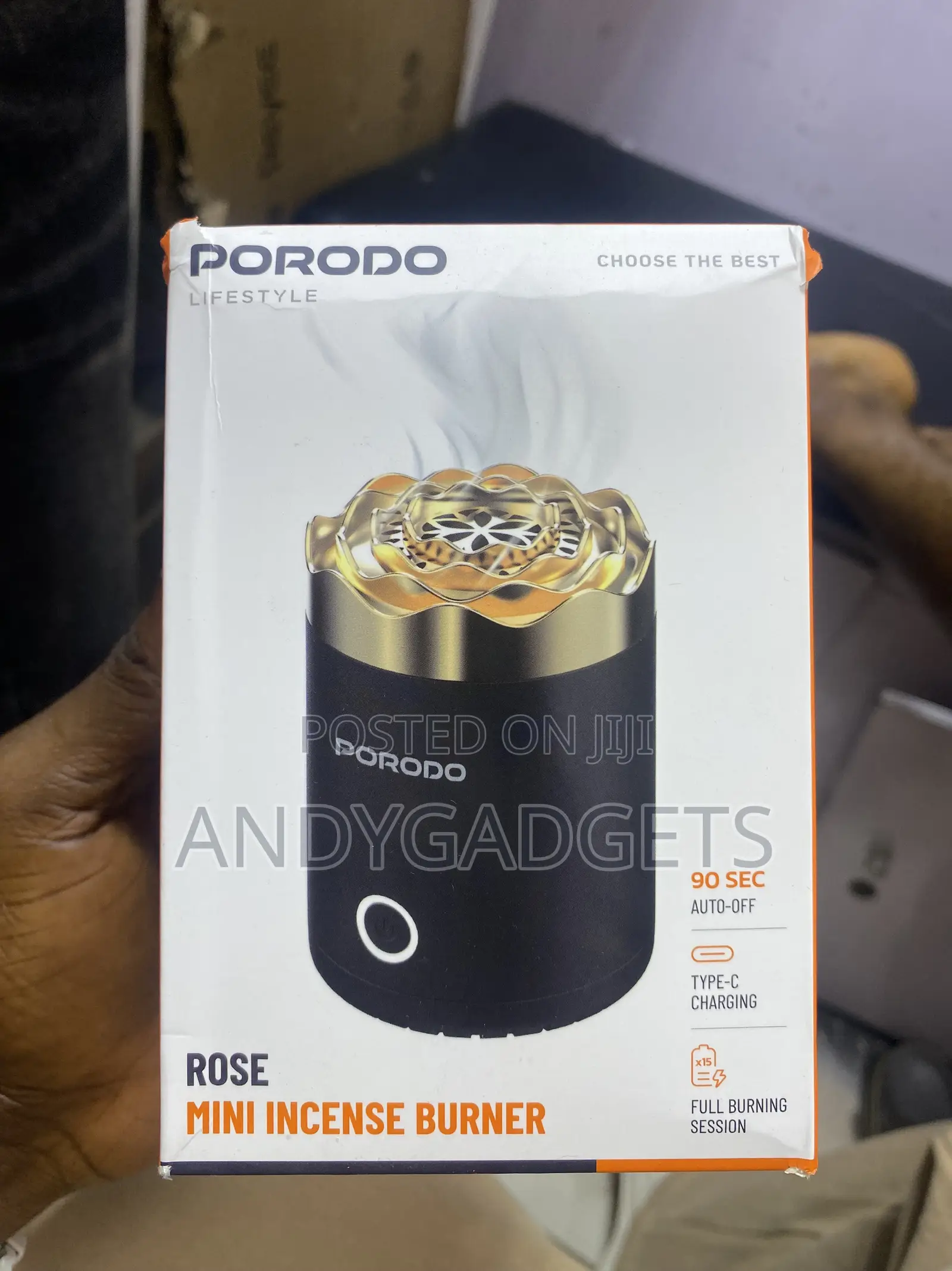 Porodo Rose Mini Incense Burner