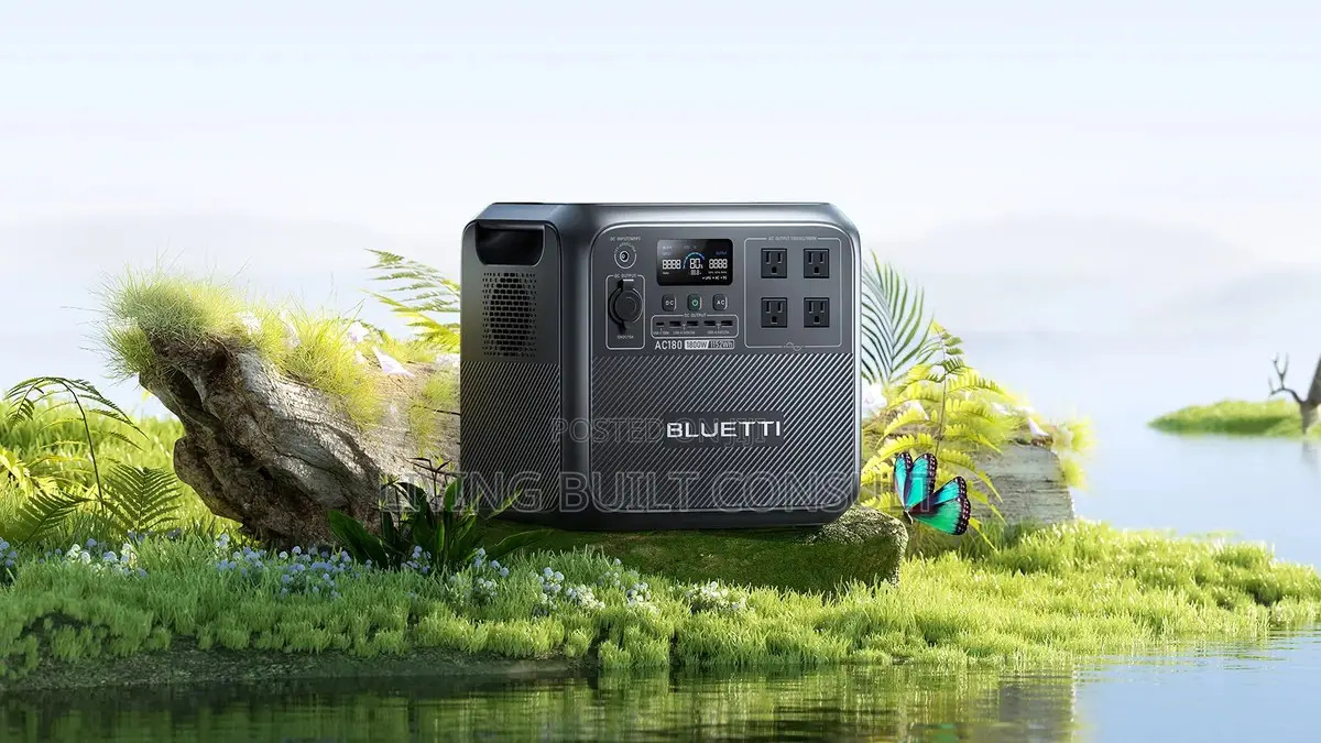 Bluetti Ac180 Solar Power Station | 1,800w 1,440wh