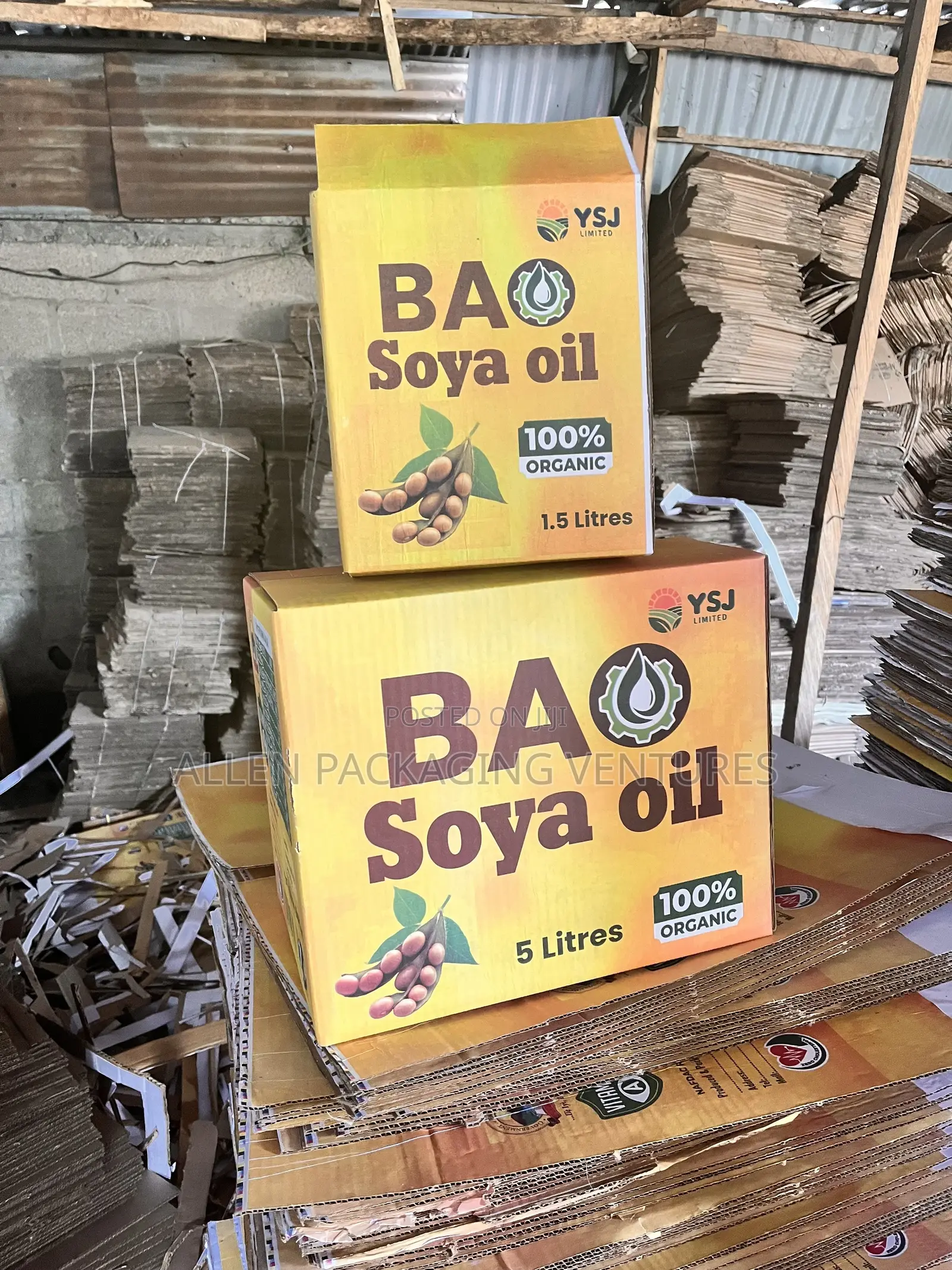 Full Branding Soya Oil Carton