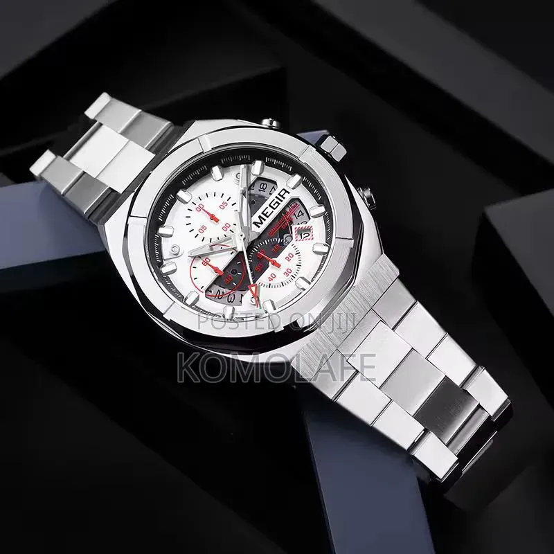Megir Steel Watch