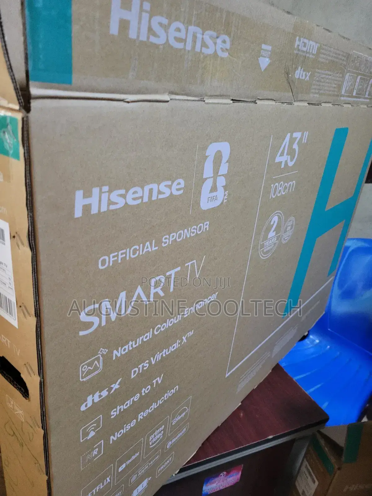 Hisense Smart Television 43" With Bluetooth and Other Electronics