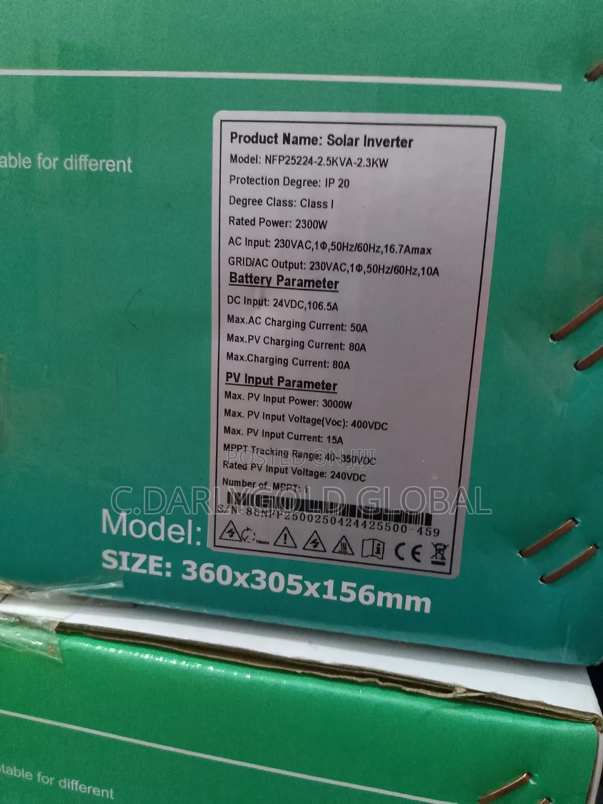 Kartel Hybrid Inverter 2.Kva 24v