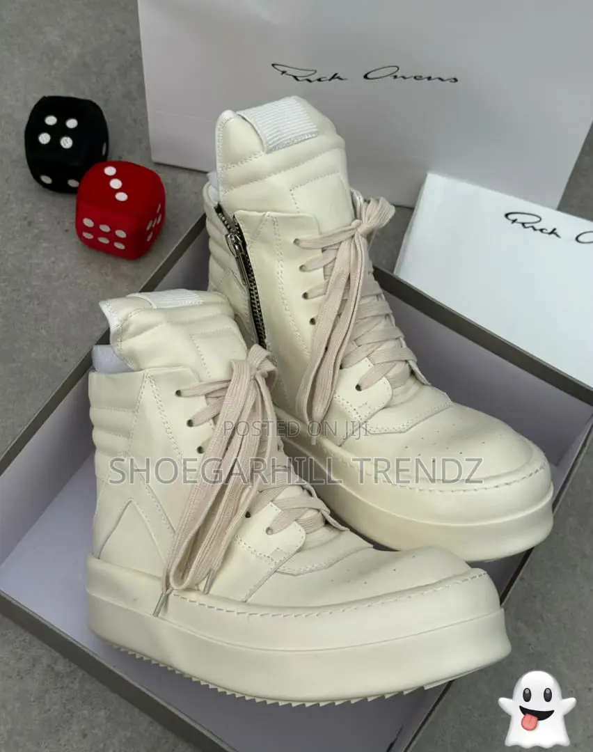 Rick Owens Designer High Top Sneakers – Superior Quality