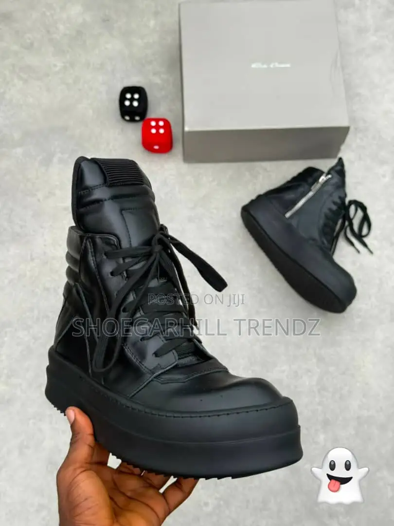 Rick Owens Designer High Top Sneakers – Superior Quality