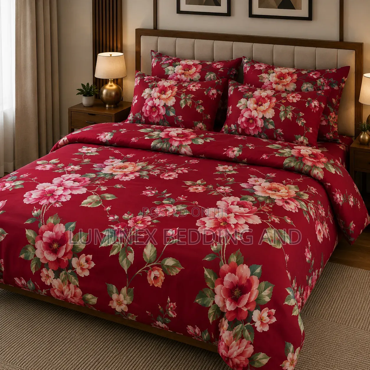 Egyptian Cotton Bedsheets Coloured (Plain and Pattern) 6x6/ 6x7