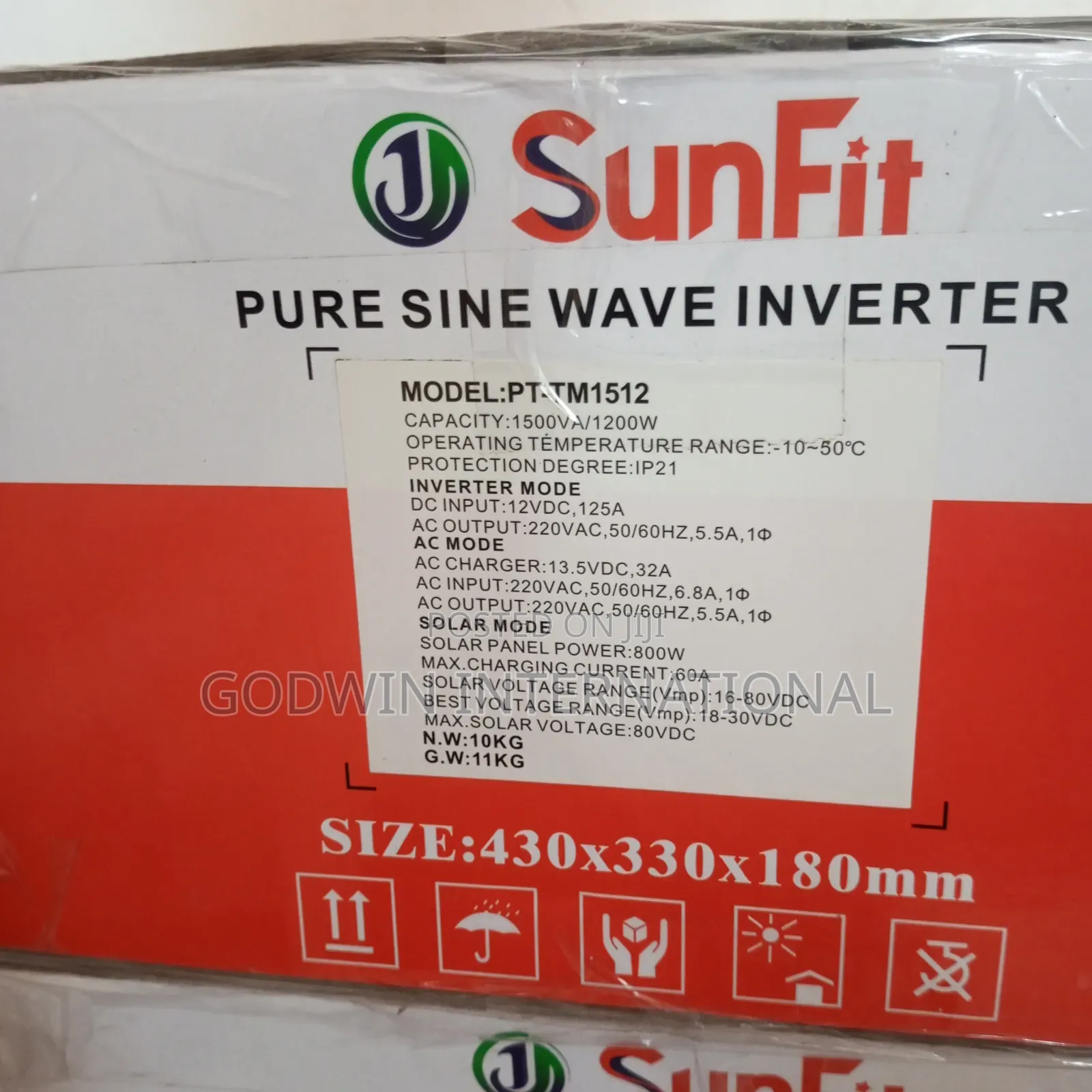 Sunfit Hybrid Inverter 12v 1.5kva