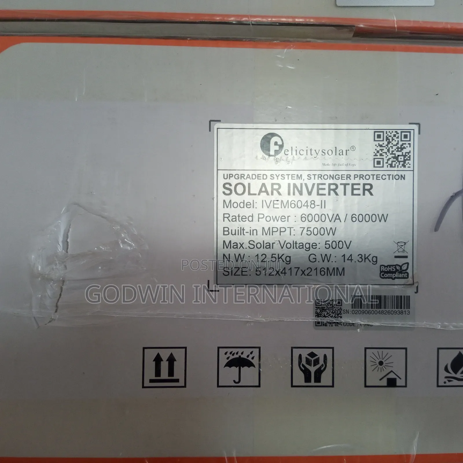 Felicity Hybrid Inverter 48v 6kva