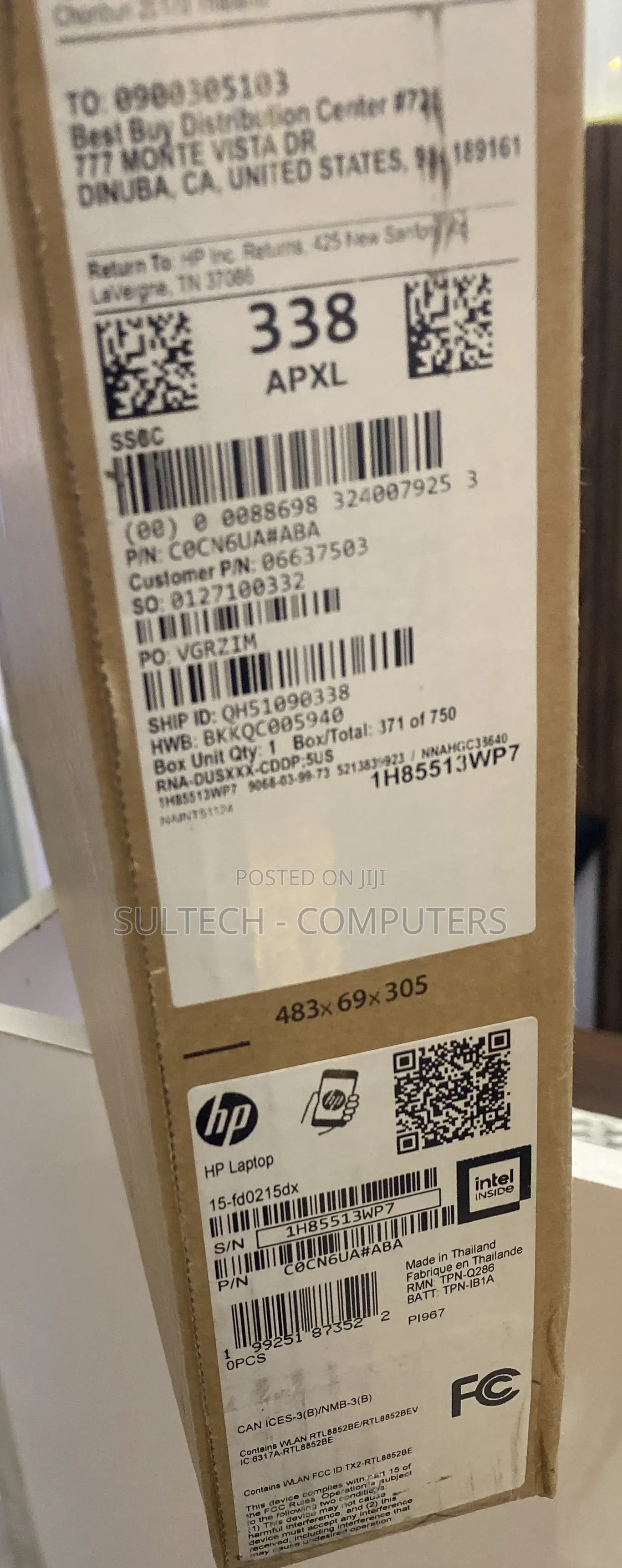 New Laptop HP 15 16GB Intel Core 5 SSD 512GB