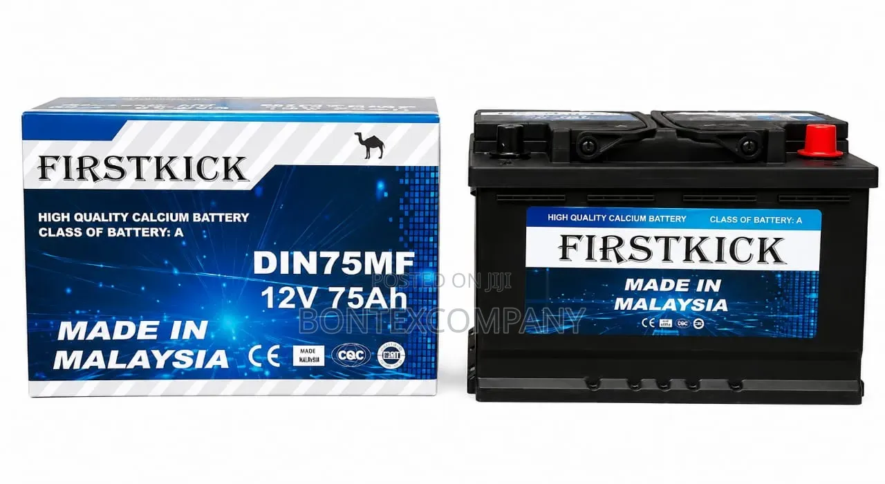 Firstkick Din75mf 12v 75ah Battery