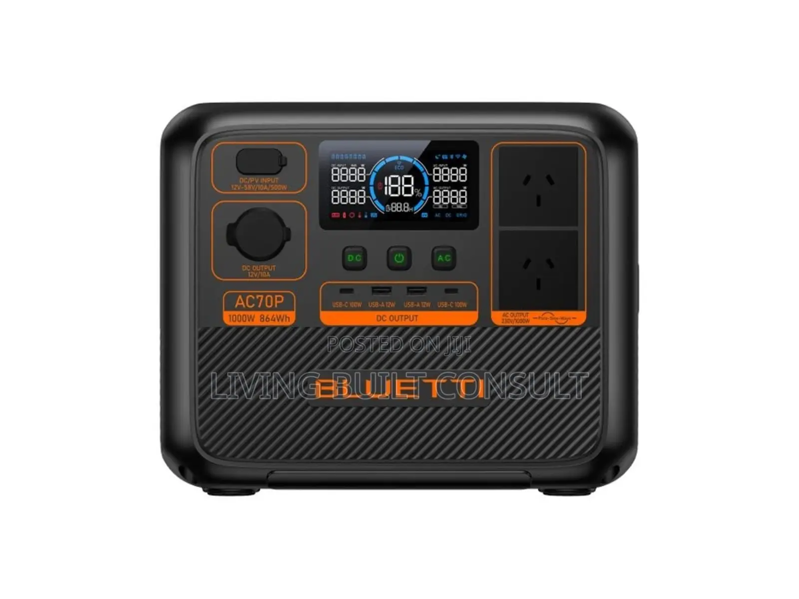 Bluetti Ac70p 1000w/864wh Power Station