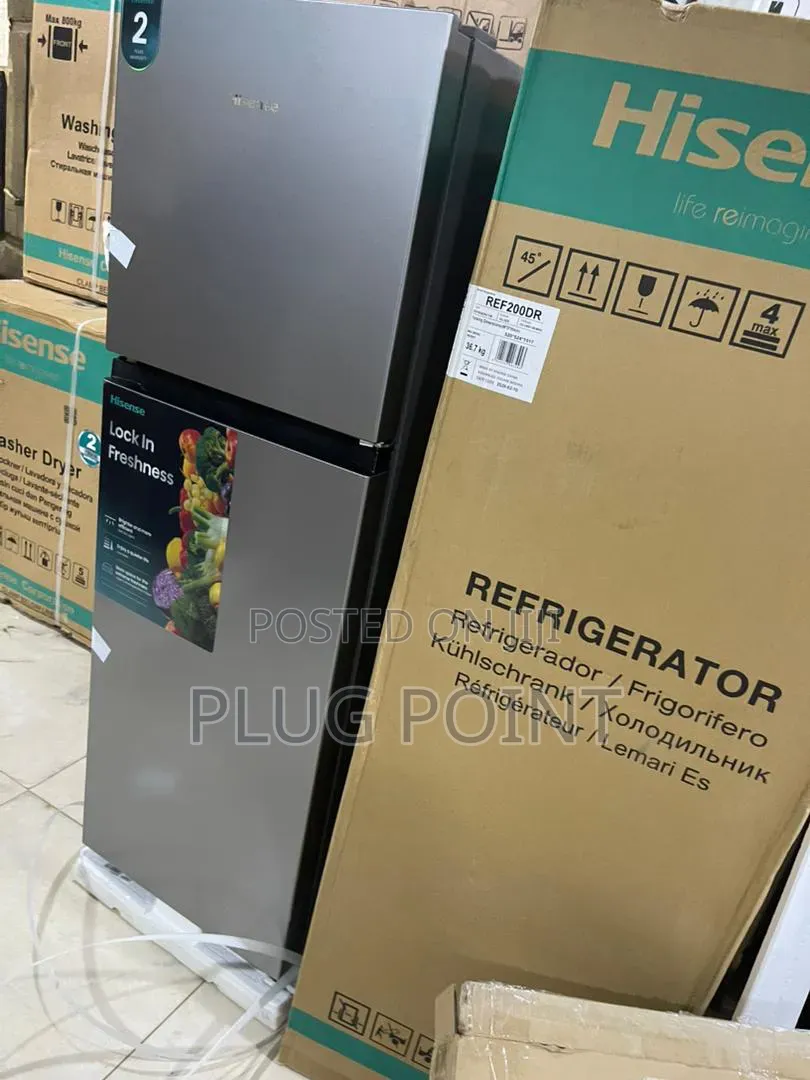 Hisense Double Door Refrigerator Ref200dr 154l Premium Design