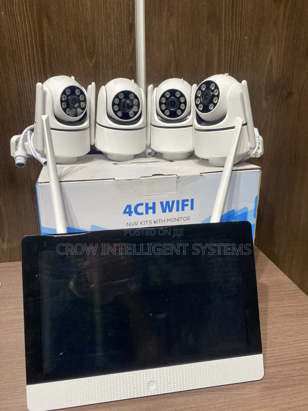4ch Wifi NVR Kit With Monitor