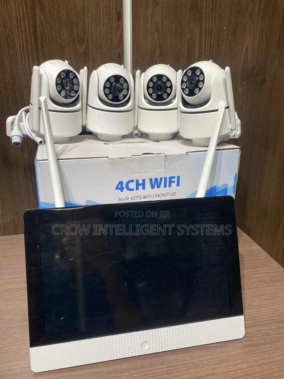 4ch Wifi NVR Kit With Monitor