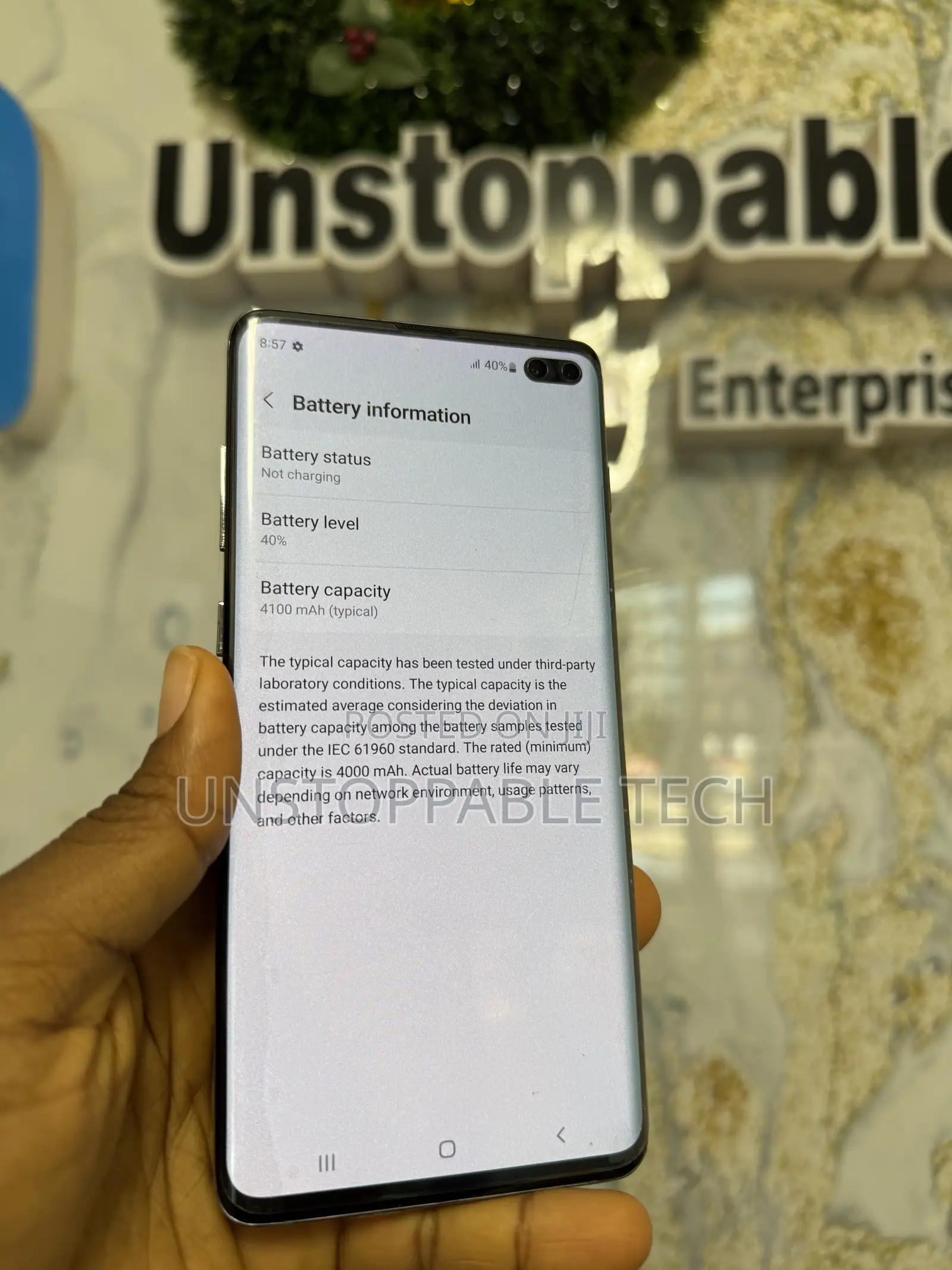 Samsung Galaxy S10 Plus 128 GB Black