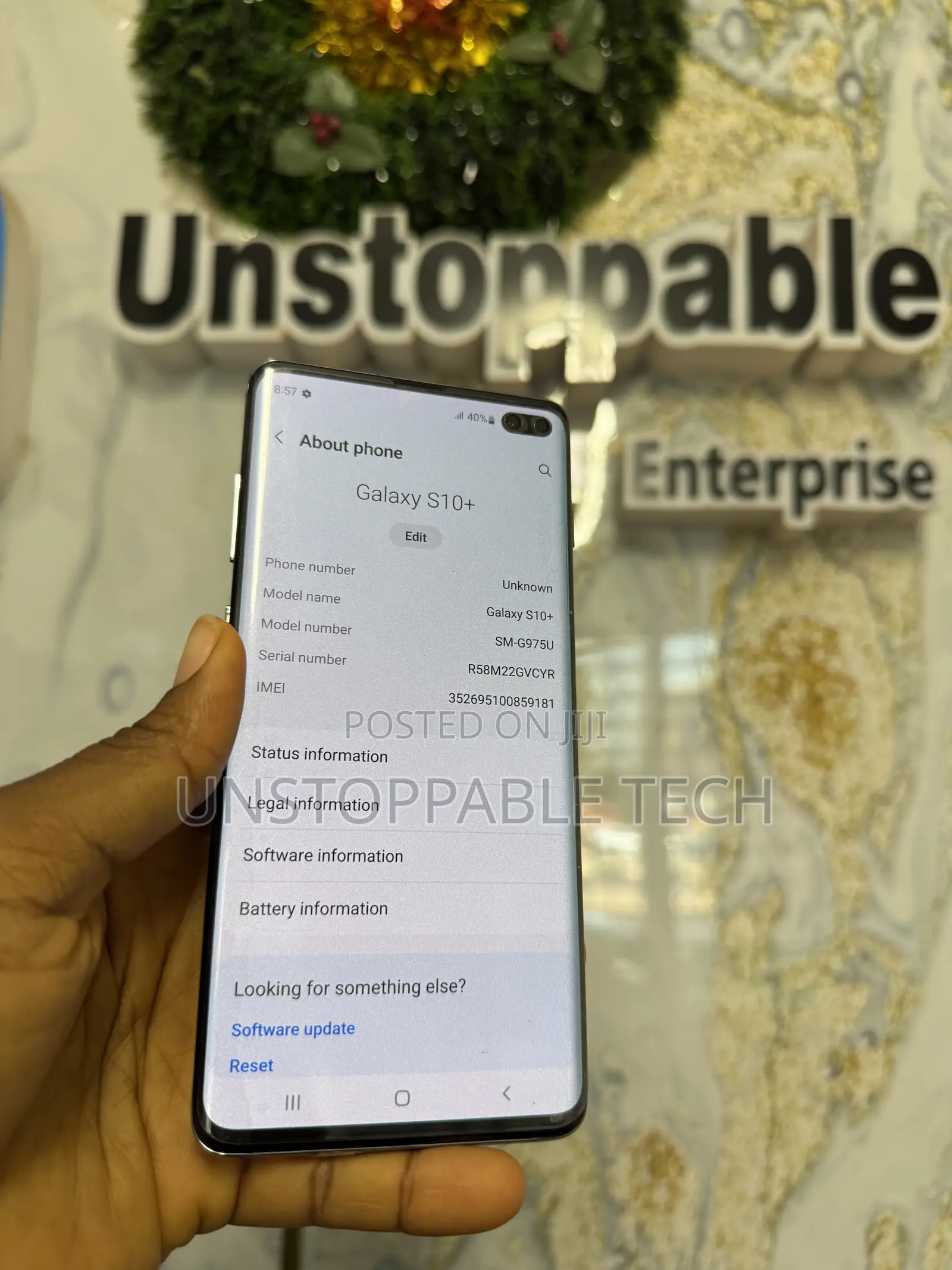Samsung Galaxy S10 Plus 128 GB Black
