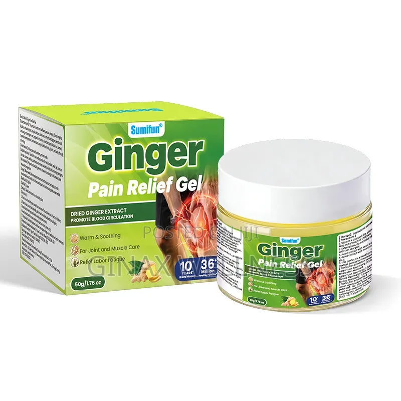 Sumifun Ginger Pain Relief Gel for Joint and Muscle Care
