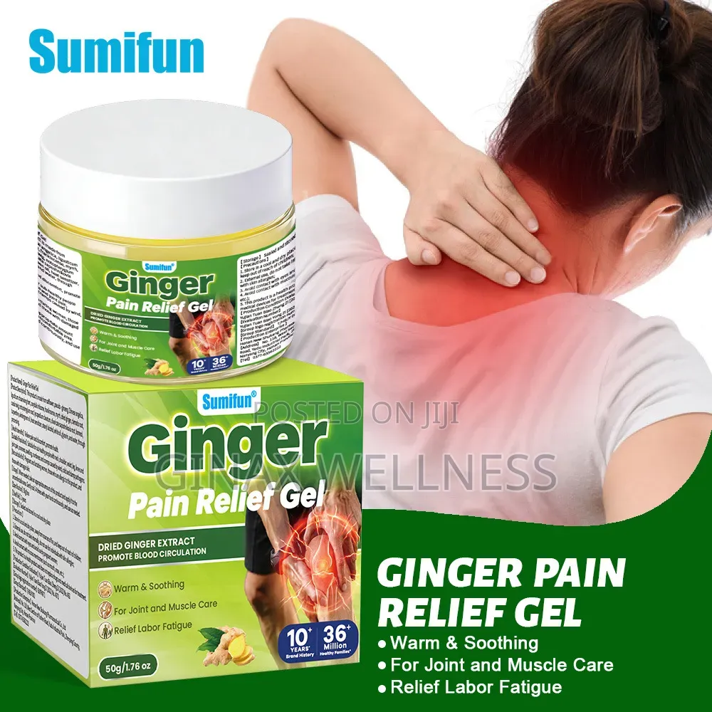 Sumifun Ginger Pain Relief Gel for Joint and Muscle Care
