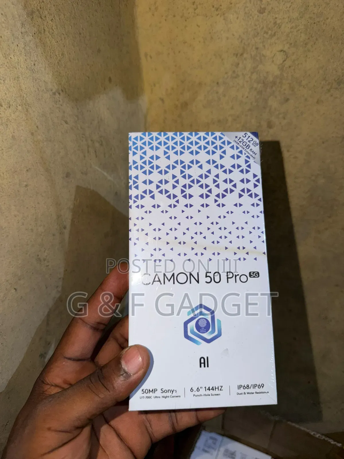 New Tecno Camon 50 Pro 256 GB