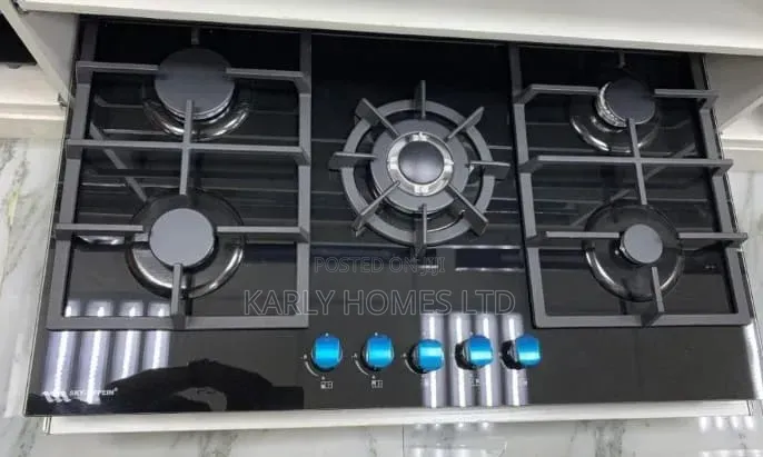 5 Burner Gas Cooker – Fast Cooking, Strong Durable