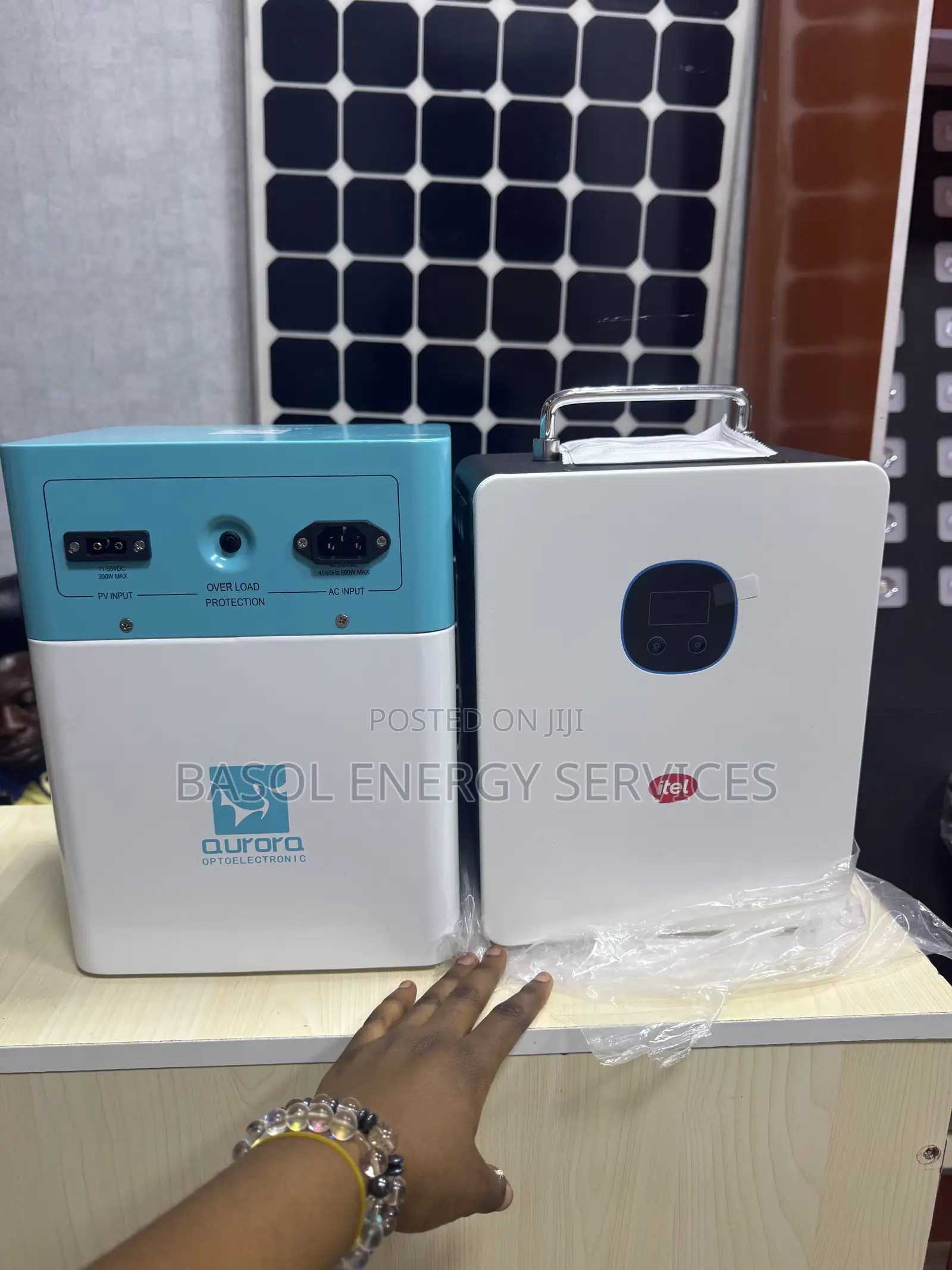 Itel 500w/1kwh Aurora 500w/1kwh Solar Generator