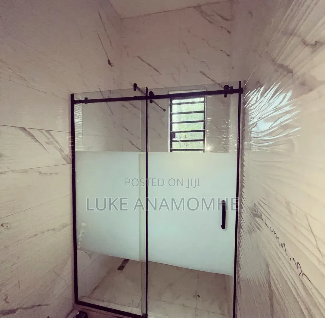 Glass Cubicle With Sticker