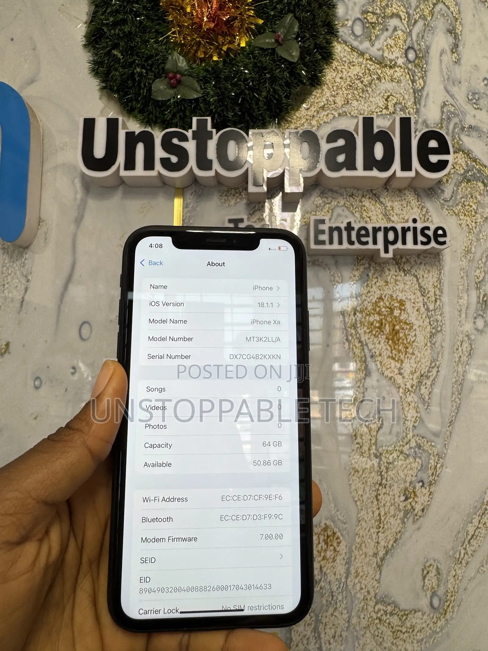 Apple iPhone XR 64 GB Black