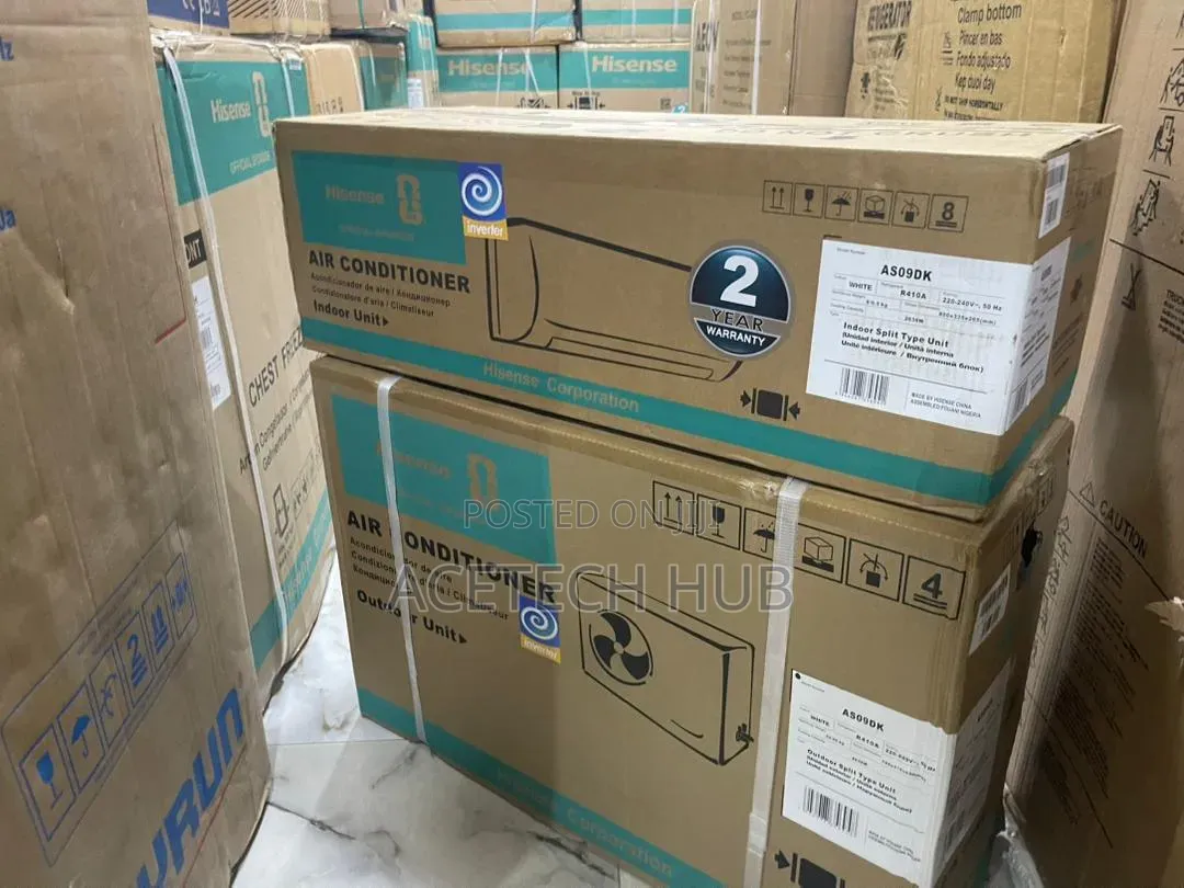 Brand New Hisense 1hp Inverter Air Conditioner – Energy Saving Ac