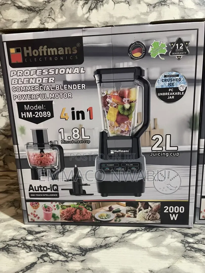 Hoffman's Professional 4in1 Powerful Blender.