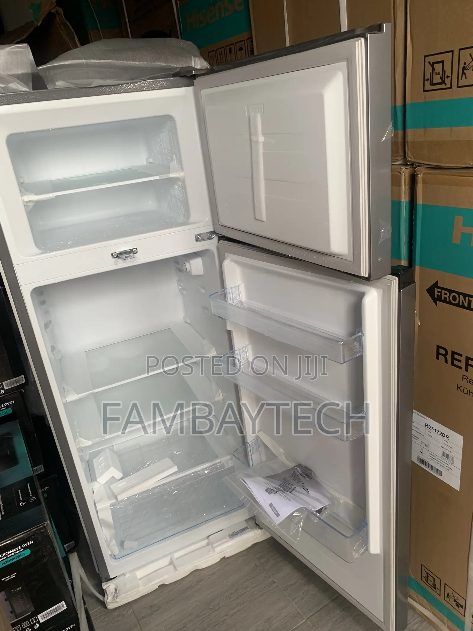 Hisense 205l Double Door Refrigerator