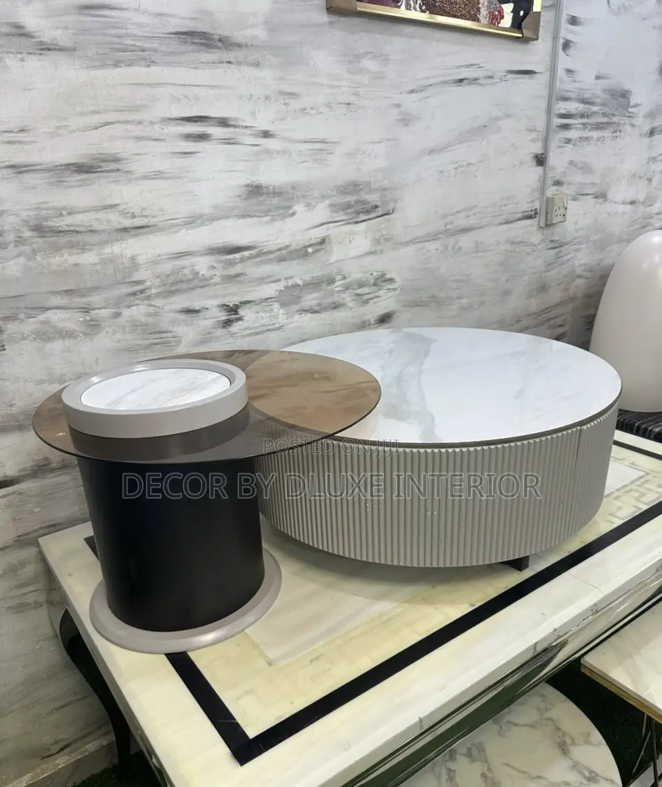 Luxury Minimalist Modern Coffee Table With Glass