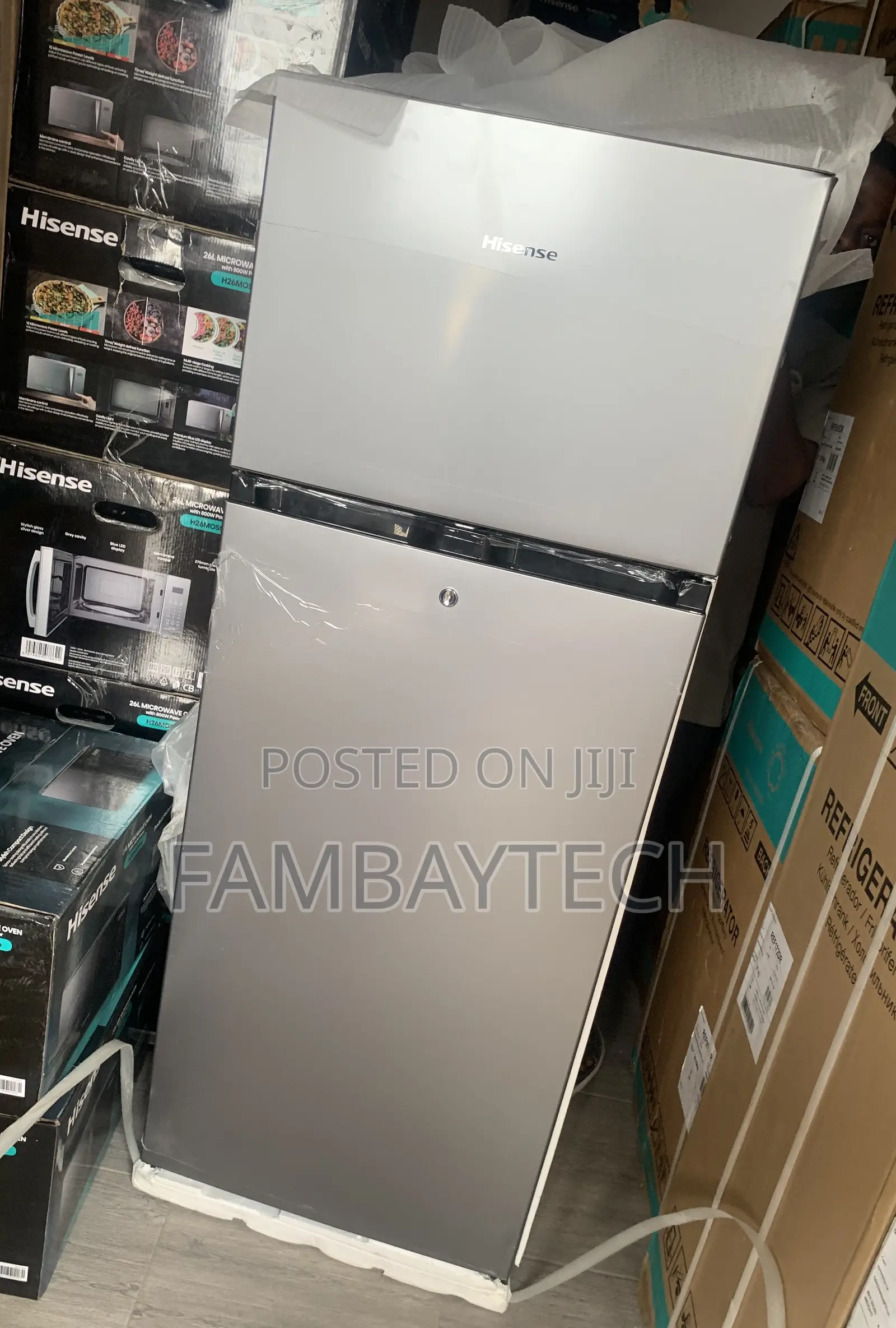 Hisense 205l Double Door Refrigerator