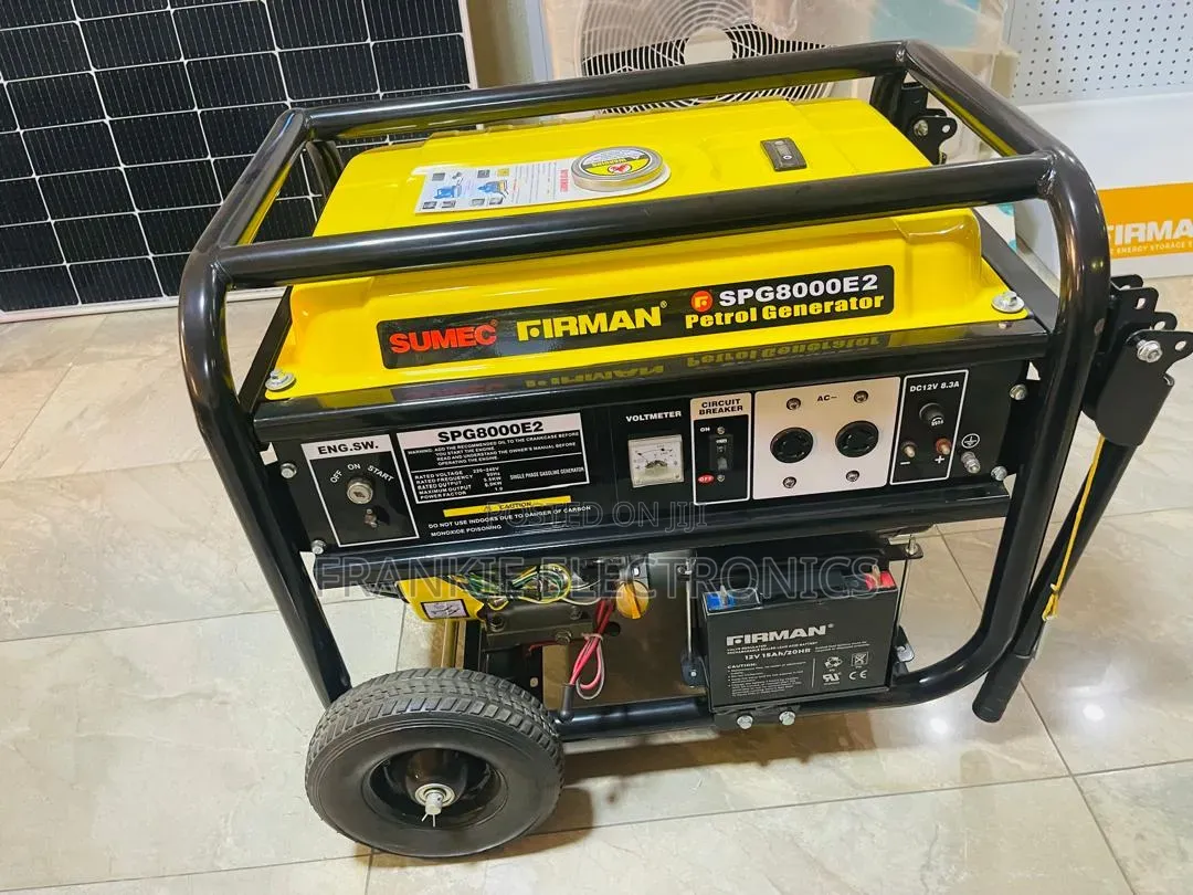 Sumec Firman Spg8000e2 7.5kva Generator 100% Copper Coil