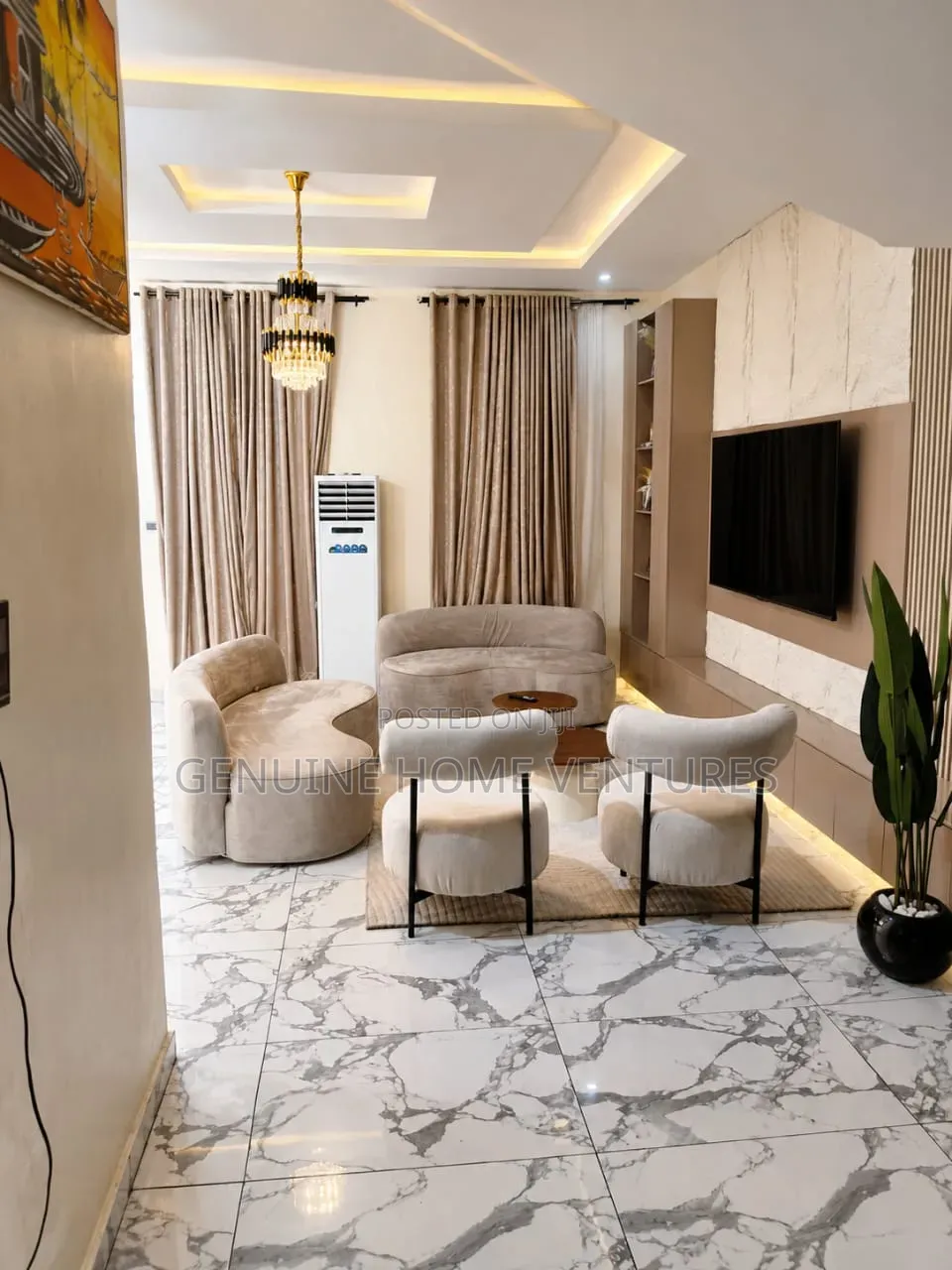 Furnished 3bdrm Duplex in Orchid, Chevron for rent