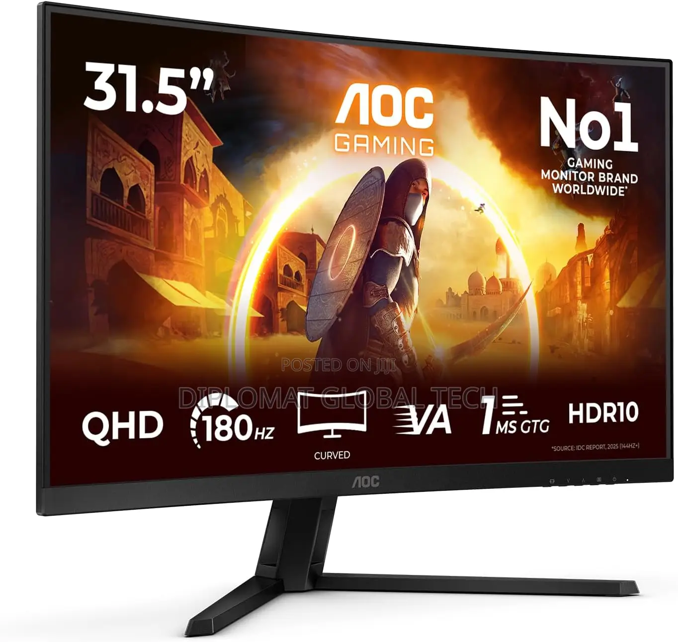 AOC Cq32g4ve 32" Curved Ultra-Wide Gaming Monitor QHD 2560x1440
