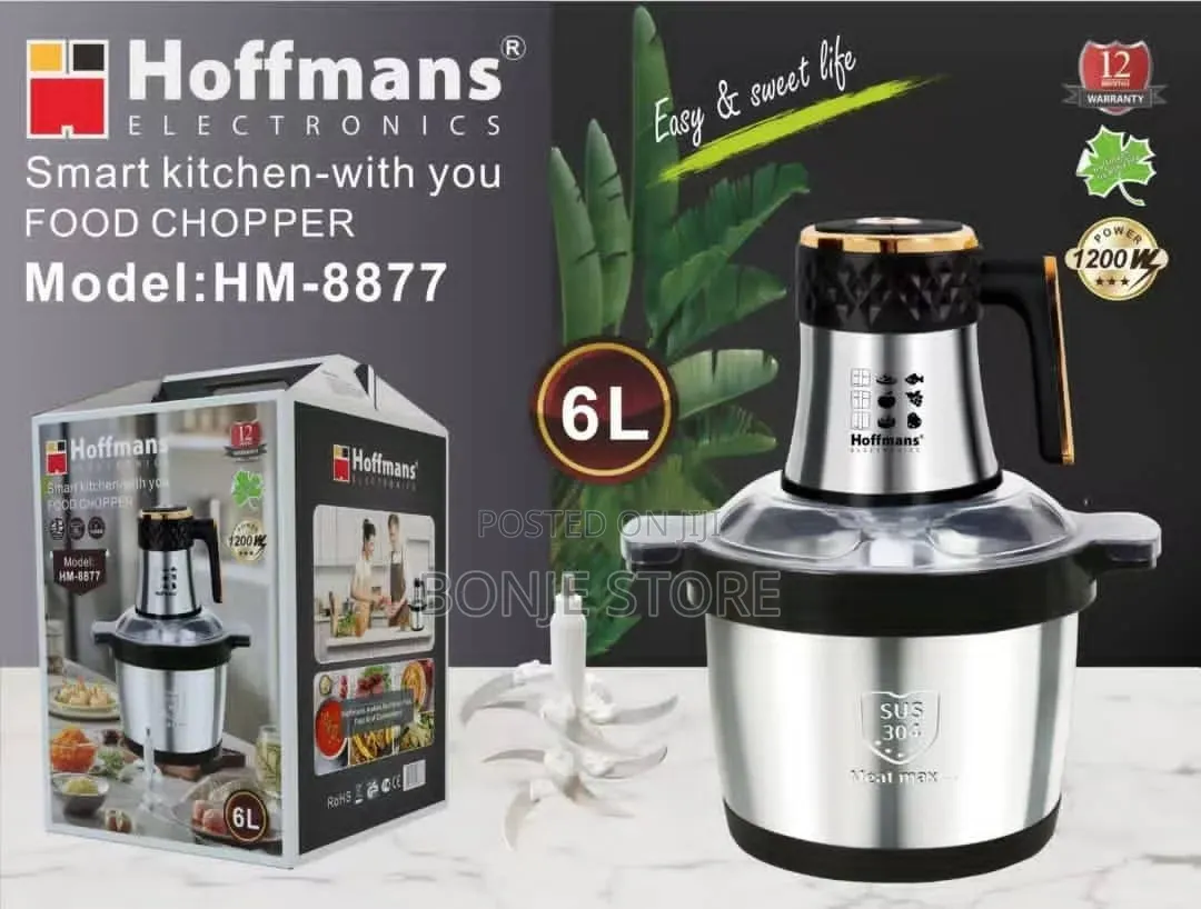 6l Hoffmans Food Chopper/ Yam Pounder