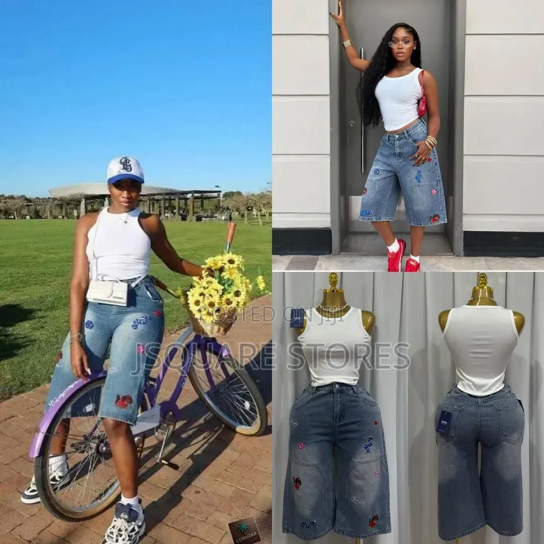 Jeans Trousers and Tan Top