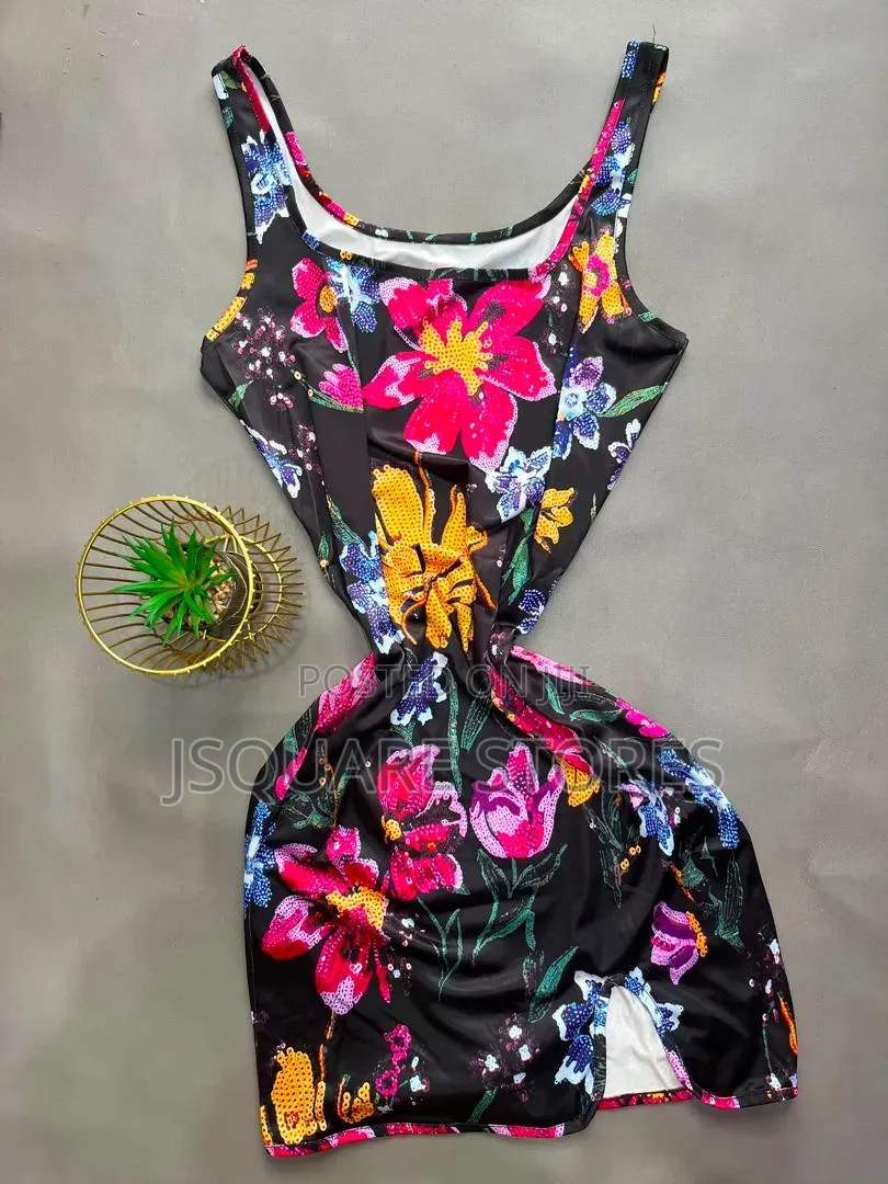 Flowery Short Dress