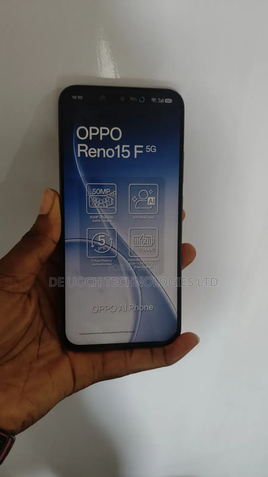 New Oppo Reno15 F 5G 512 GB Blue
