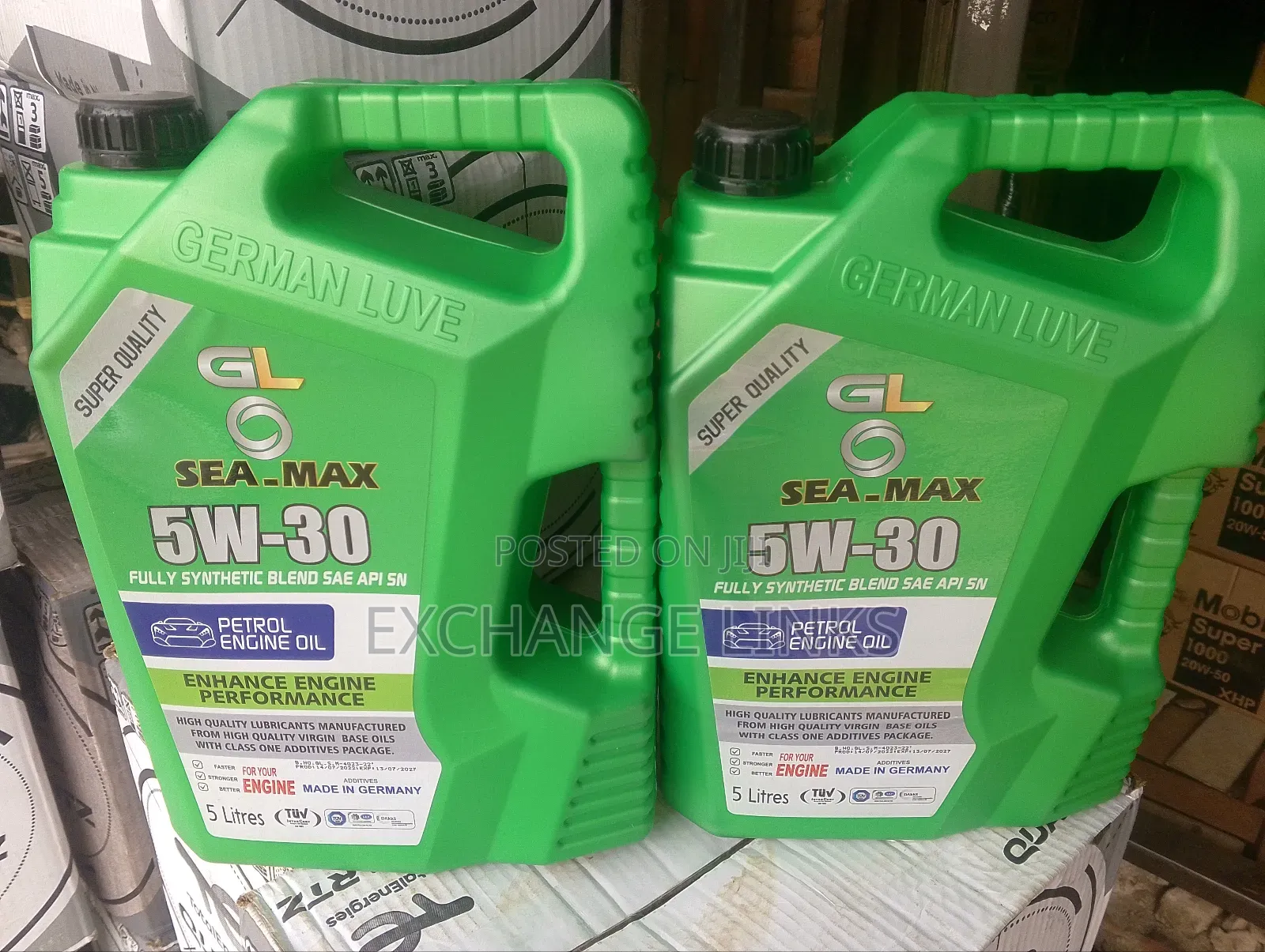 Sae Max 5w-30 Synthetic Engine Oil 5l